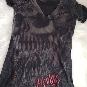 Hostility skull t-shirt